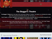 Tablet Screenshot of beggarstheatre.co.uk
